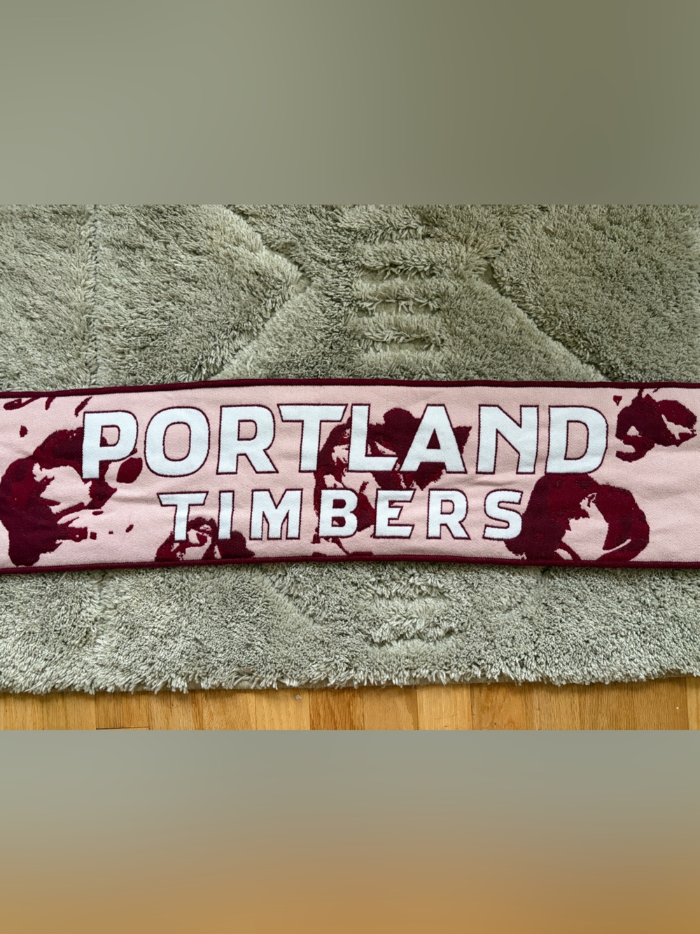 NWT! Portland Timbers Jersey Hook Reversible Scarf, Rose City ‘Til I Die! MLS - Picture 11 of 16